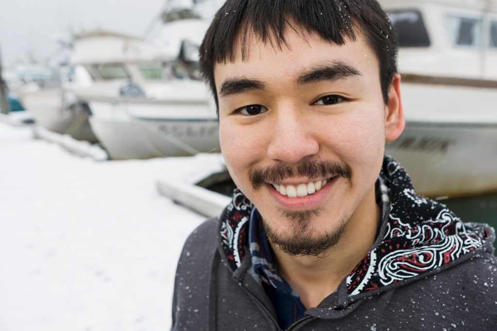 young alaskan native man